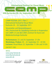 CAMP Postkarte Rückseite